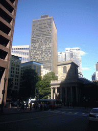 King`s Chapel and One Boston Place (or the Boston Company Building)
