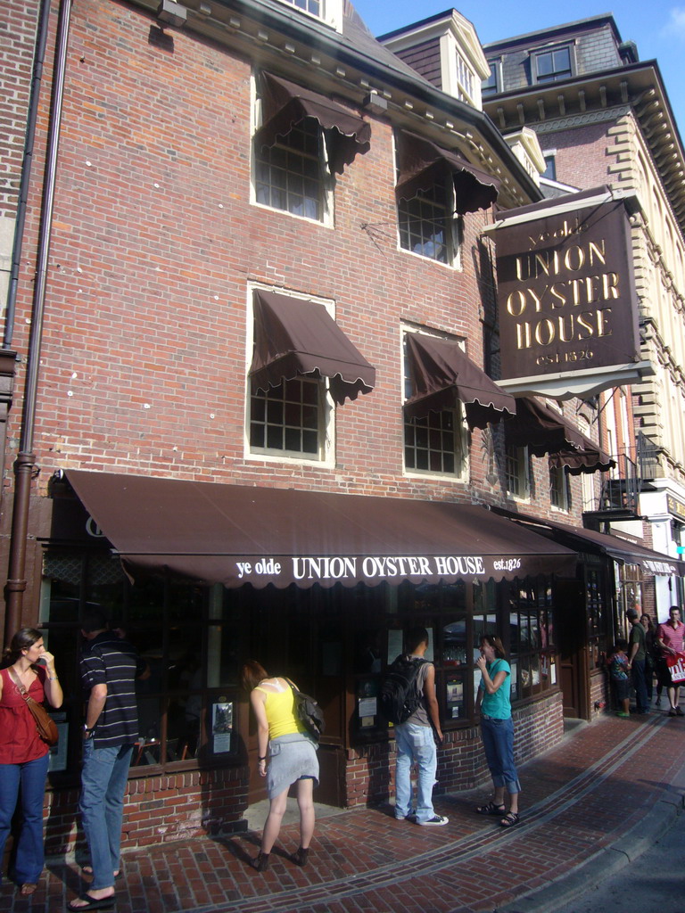 Ye Olde Union Oyster House restaurant, the oldest restaurant in the USA