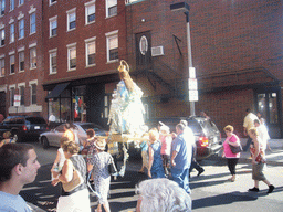 Prince Street with an Italian parade