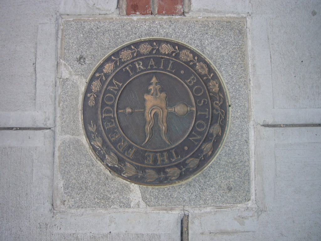 Wall inscription on the Freedom Trail