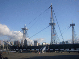 The USS Constitution ship at the Charlestown Navy Yard