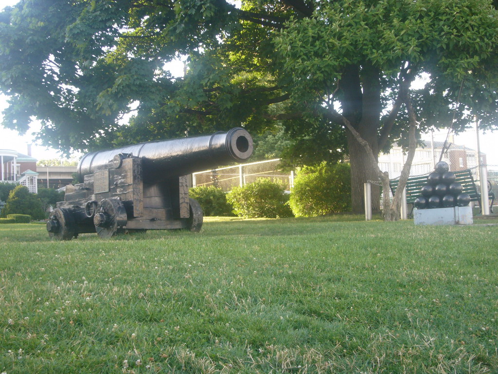 Cannon at the Charlestown Navy Yard