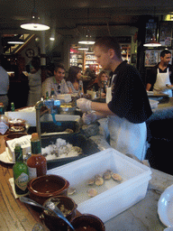 The ground floor of the Ye Olde Union Oyster House restaurant