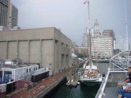 The New England Aquarium and the Custom House Tower, from the Whale Watch boat