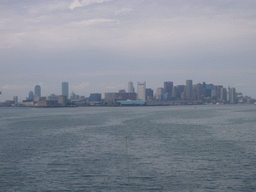 Skyline of Boston from the Whale Watch boat