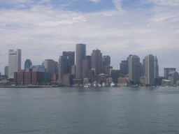 Skyline of Boston from the Whale Watch boat