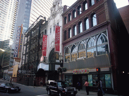 The Washington Street Theatre District, with the Opera House and the Paramount Theatre
