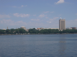 The Massachusetts Institute of Technology (MIT), viewed from the other side of the Charles River, at Harvard Bridge