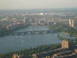 View from the Prudential Tower on the Longfellow Bridge