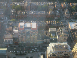 View from the Prudential Tower on Boylston Street and Newbury Street