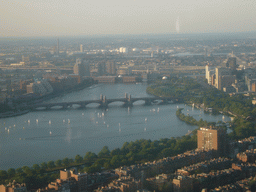 View from the Prudential Tower on the Longfellow Bridge