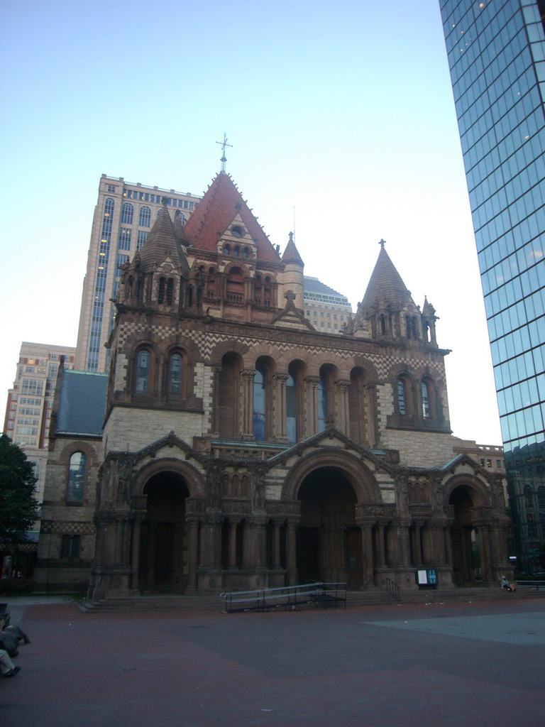 Trinity Church and the John Hancock Tower