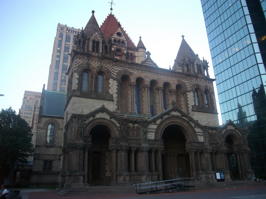 Trinity Church and the John Hancock Tower
