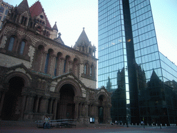 Trinity Church and the John Hancock Tower
