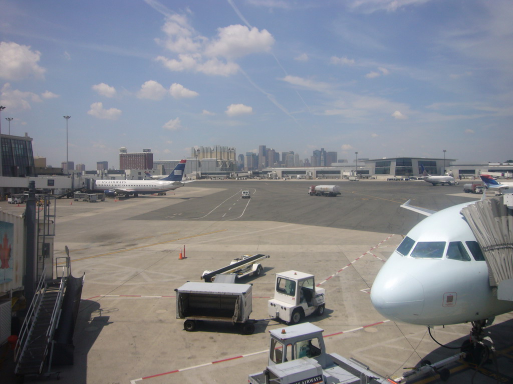 Airplanes at Logan International Aiport