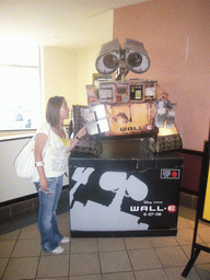 Miaomiao with Wall-E at the AMC Loews Boston Common 19 theatre