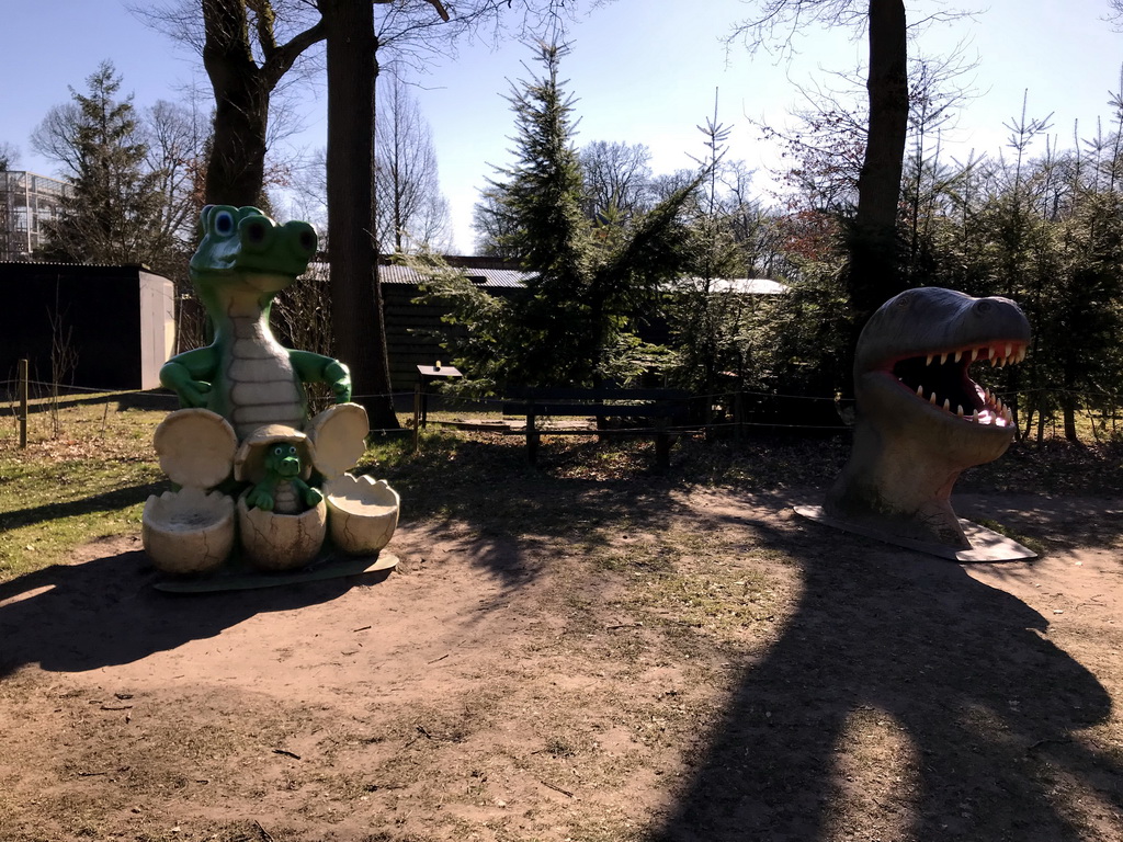 Playground in the Oertijdwoud forest of the Oertijdmuseum