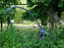 Statue of a Tanystropheus in the Garden of the Oertijdmuseum