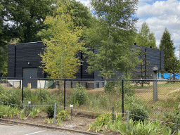 New building at the Oertijdmuseum, viewed from the parking lot, under construction