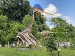 Quetzalcoatlus statue at the Garden of the Oertijdmuseum