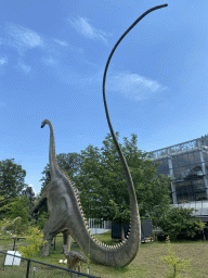 Diplodocus statue at the Garden of the Oertijdmuseum
