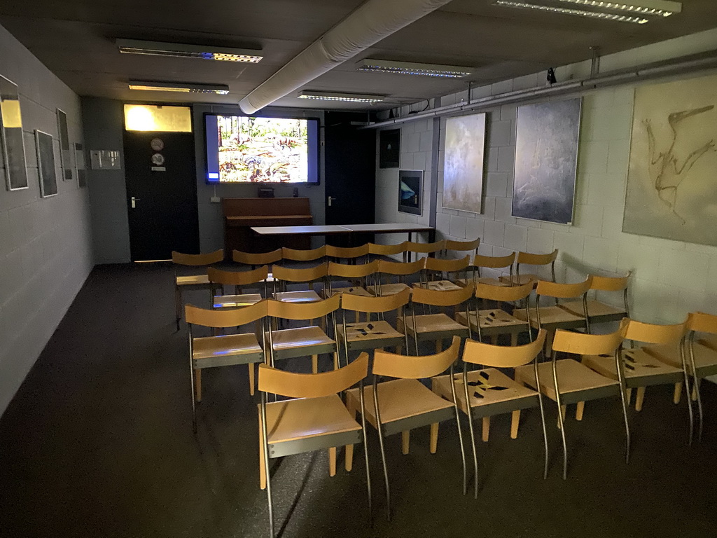 Interior of the Movie Room at the Lower Floor of the Museum building of the Oertijdmuseum