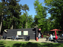The Boshut restaurant in the Oertijdwoud forest of the Oertijdmuseum