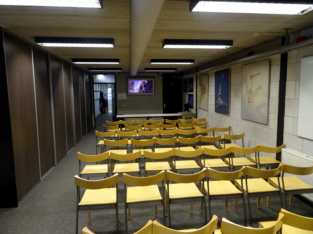 Interior of the Movie Room at the Lower Floor of the Museum building of the Oertijdmuseum