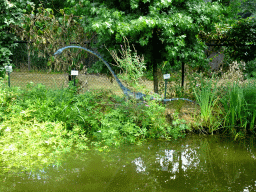 Statue of a Tanystropheus in the Garden of the Oertijdmuseum