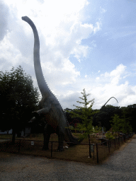 Statue of a Diplodocus in the Garden of the Oertijdmuseum