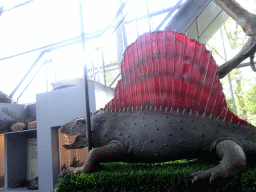 Statue of a Dimetrodon at the Lower Floor of the Dinohal building of the Oertijdmuseum