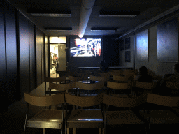 Interior of the Movie Room at the Lower Floor of the Museum building of the Oertijdmuseum