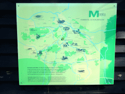 Information on the Meierij region at the Boshut restaurant in the Oertijdwoud forest of the Oertijdmuseum