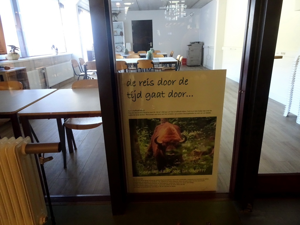 Interior of the coffee room at the Lower Floor of the Museum Building of the Oertijdmuseum