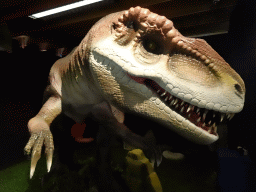 Statue of a Utahraptor at the Upper Floor of the Museum Building of the Oertijdmuseum