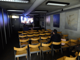 Interior of the Movie Room at the Lower Floor of the Museum building of the Oertijdmuseum