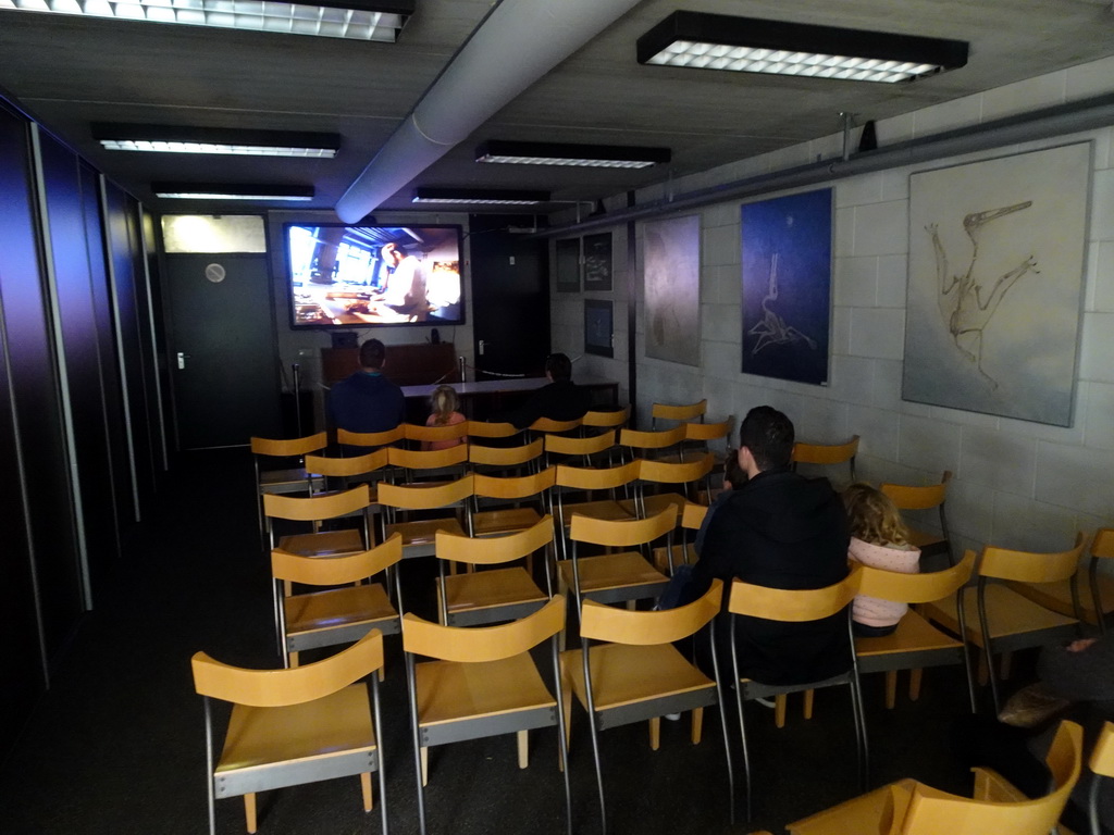 Interior of the Movie Room at the Lower Floor of the Museum building of the Oertijdmuseum