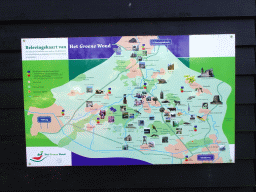 Map of the Groene Woud area, at the entrance to the Oertijdmuseum at the Bosscheweg street