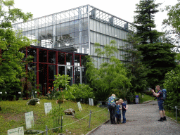 The Dinohal building of the Oertijdmuseum, viewed from the Garden