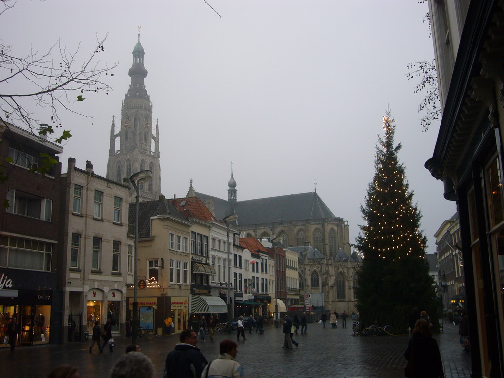 The Grote Markt square and the Grote Kerk church