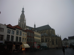 The Grote Markt square and The Grote Kerk church