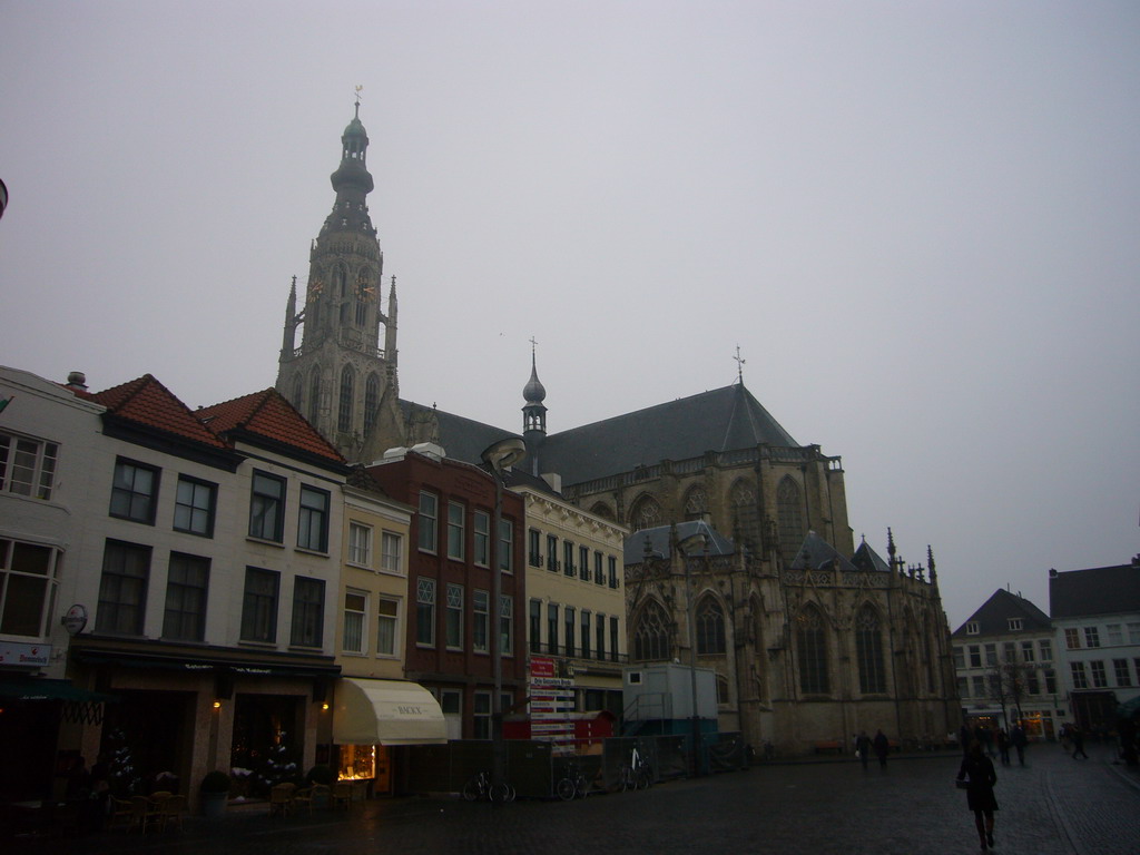 The Grote Markt square and The Grote Kerk church