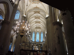 Nave of the Grote Kerk church