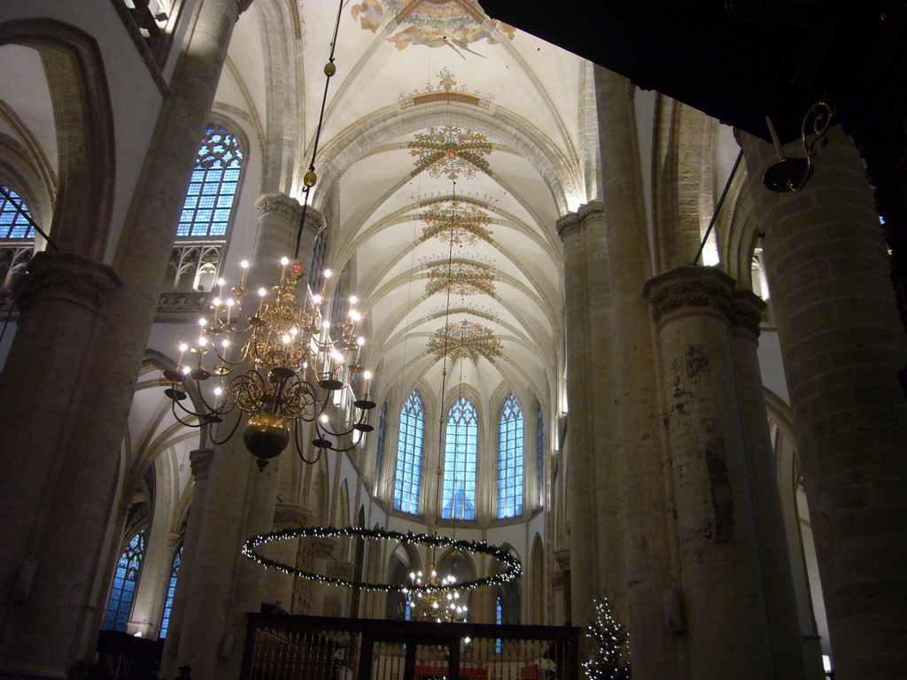 Nave of the Grote Kerk church