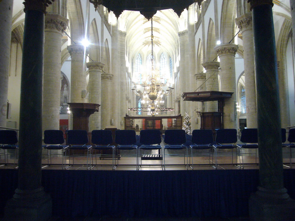 Nave of the Grote Kerk church