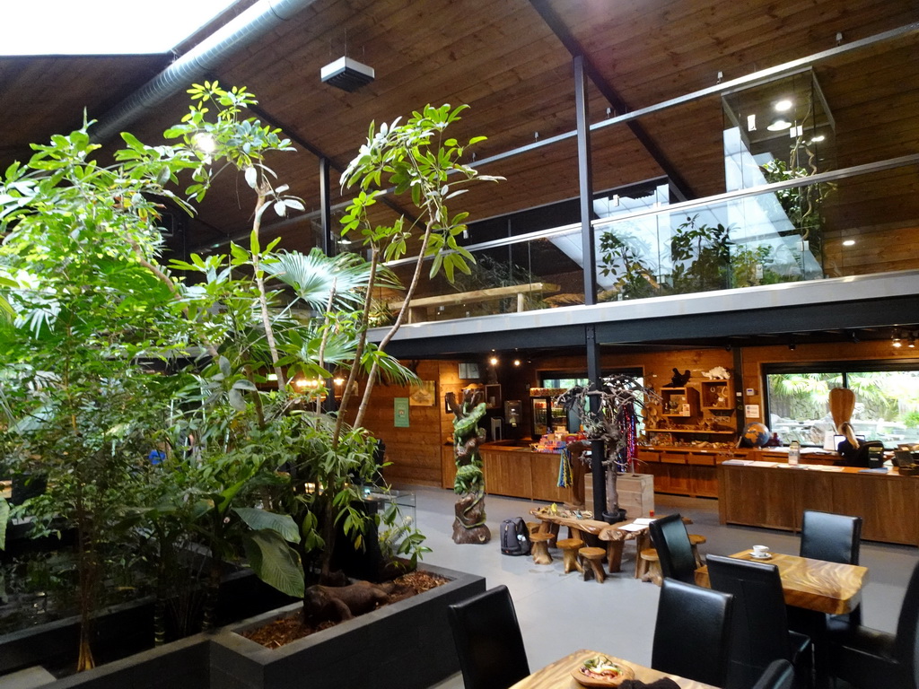 Interior of the lower floor of the Reptielenhuis De Aarde zoo