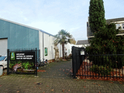 Entrance of the Reptielenhuis De Aarde zoo at the Aardenhoek street