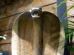 Cobra statue at the lower floor of the Reptielenhuis De Aarde zoo