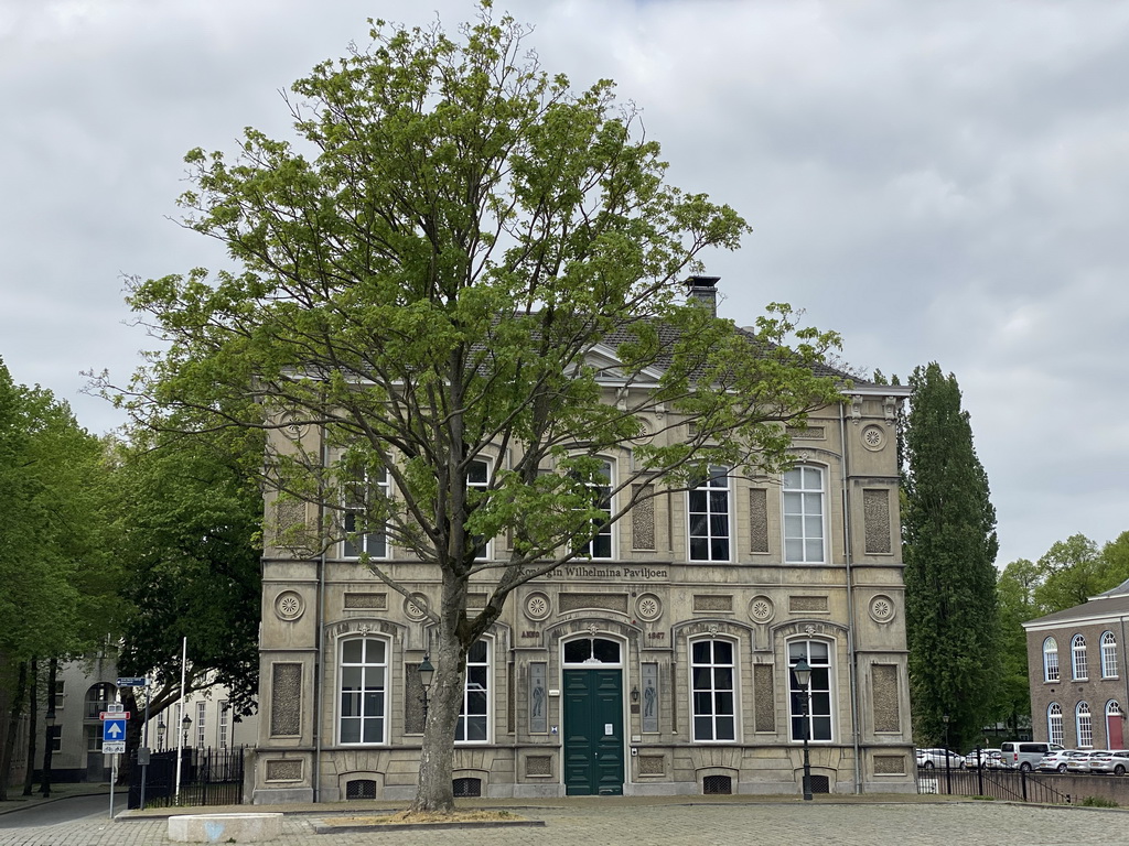 Front of the Queen Wilhelmina Pavilion at the Kasteelplein square