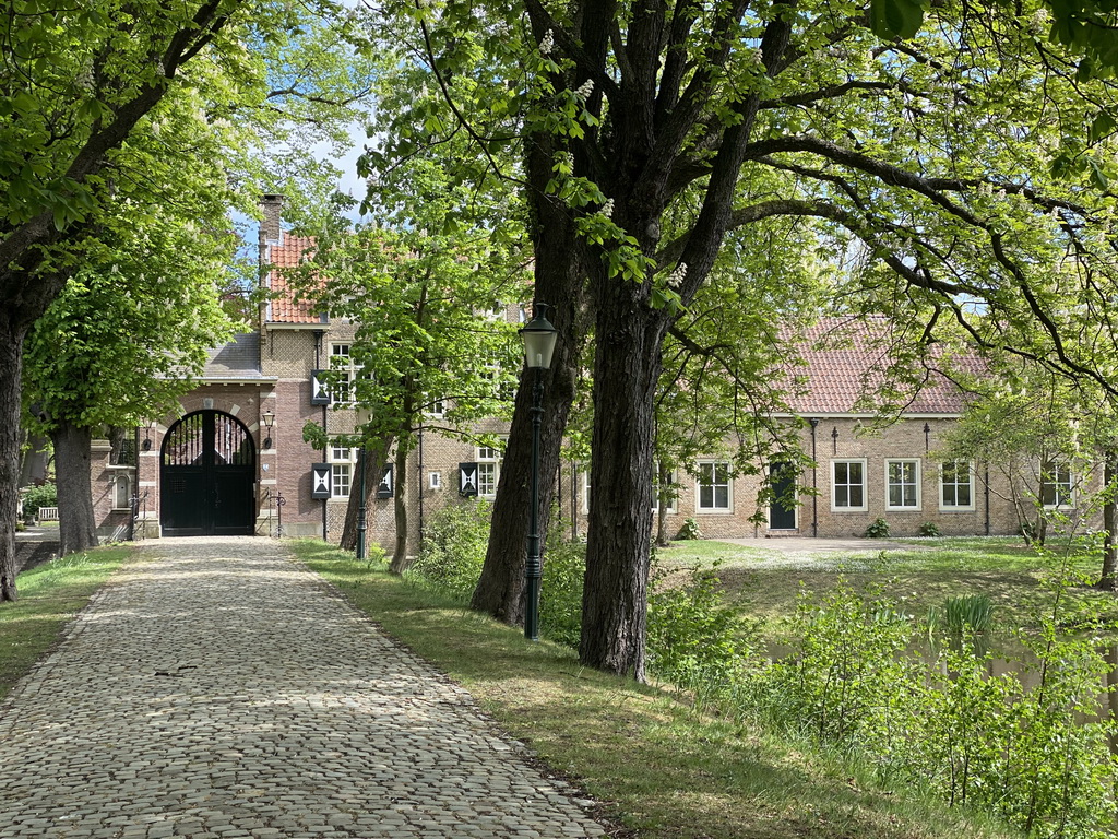 The Poortgebouw building of Bouvigne Castle at the Bouvignelaan street